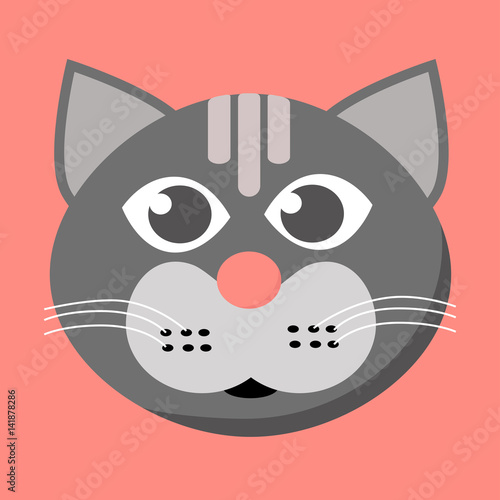 "Cat face icon." Stockfotos und lizenzfreie Vektoren auf Fotolia.com - Bild 141878286