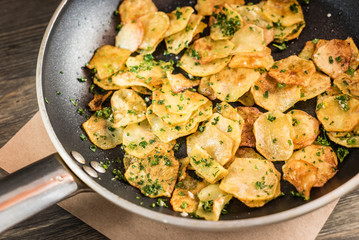 fried potatoes