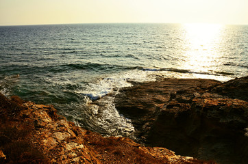 Sunset overlooking the Aegean Sea