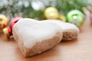 Gingerbread hearts