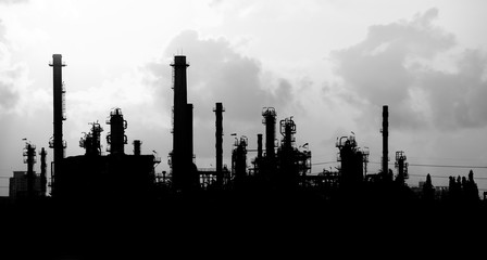 Obraz premium Refinery industrial