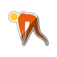 Gym and fitness lifestyle icon vector illustration graphic design