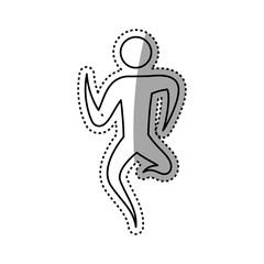 Gym and fitness lifestyle icon vector illustration graphic design