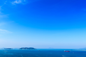 春の海（彦島老い山公園にて撮影）