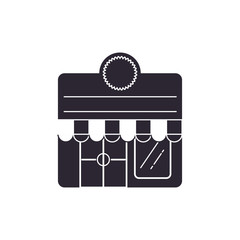 Store shop building icon vector illustration graphic design