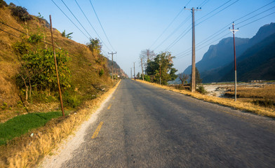 Hillside road