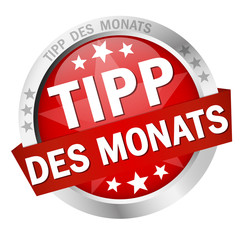 Button with banner Tipp des Monats