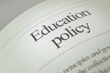 Educatión Policy (Newspaper Headline)