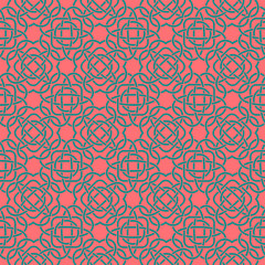 Fototapeta premium Abstract Seamless Pattern. Ethnic decorative elements for print and cloth, fabrics and canvas texture or any other kind of design. 
