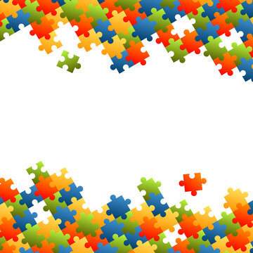 puzzle pieces background