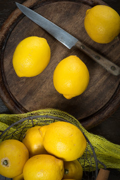 Zitronen in der Küche
