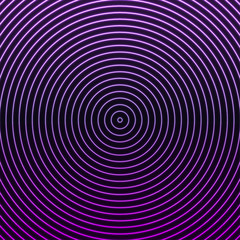 Hypnosis glowing neon circles.