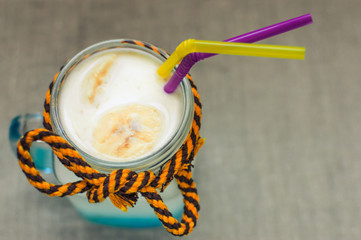 smoothies with banana and chocolate