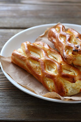 Hot buns with cheese