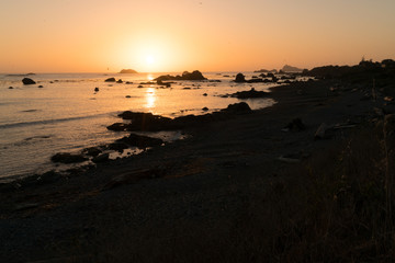 Rock Beach Sunset