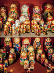 Russian dolls matrioshka a symbol of Russian culture