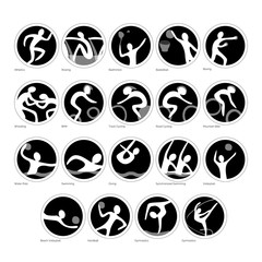 Vector set of sport icons