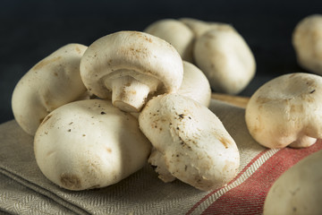 Raw Organic White Stuffing Mushrooms