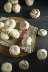 Raw Organic White Stuffing Mushrooms