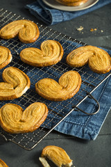 Homemade Sweet Palmier Cookies