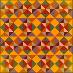Fototapeta premium The vector pattern.Mosaic style