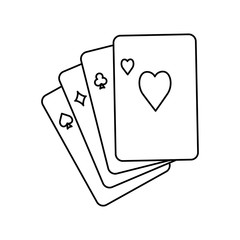 Casino and gambling icon vector illustration graphic design