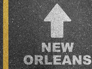 Road Markings - New Orleans