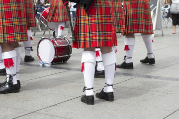 Scottish traditional pipe band