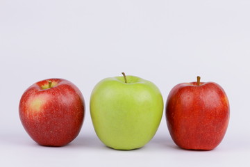 Juicy appetizing apples