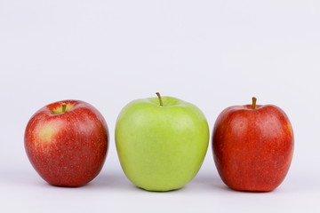 Juicy appetizing apples