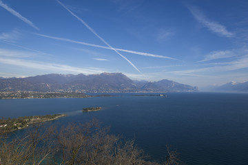 Garda lake from Rocca of Manerba