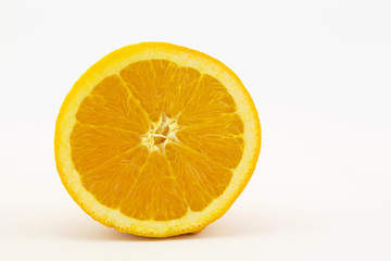Citrus Slice on white background