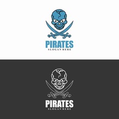 pirates logo in vector