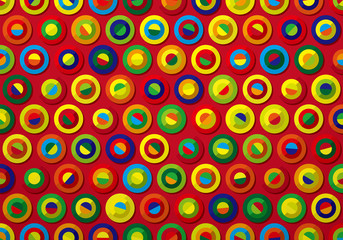 背景　模様　円