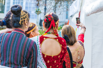 Selfie in a Traditional attire