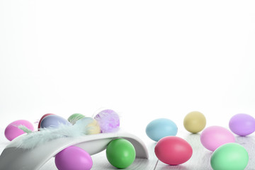 Easter eggs background