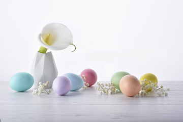Easter eggs background