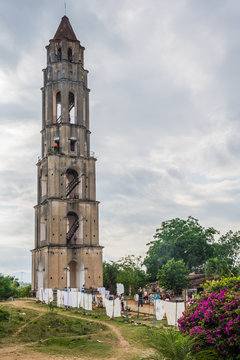 Torre de Manaca, der Sklaventurm zwischen Trinidad und Sancti Sp&iacute;ritus in Kuba