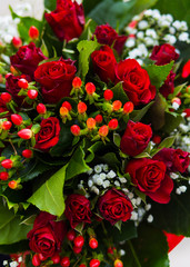 bouquet red roses