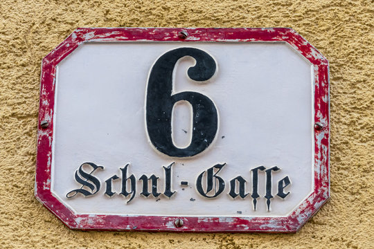 Stra&szlig;enbezeichnungSchulgasse
