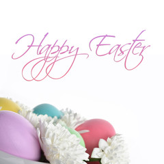 Fototapeta na wymiar Happy Easter greeting