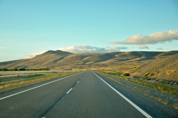 Chubut province road, Patagonia