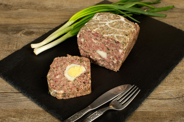 Romanian traditional food - Drob