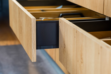 Open furniture drawers