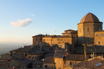 Volterra city landscape, Tuscany, Italy