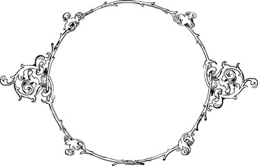 antique vector frame