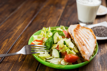 Appetizing diet food