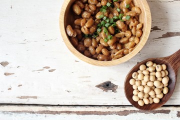 Natto japanese food