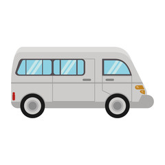 van commercial transport vehicle vector illustration eps 10