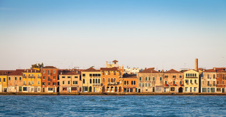 Fototapeta na wymiar Venice waterfront from Zattere